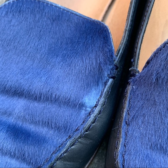 JCrew Calf Hair Genuine Leather Pointy Toe Loafers - Picture 13 of 15